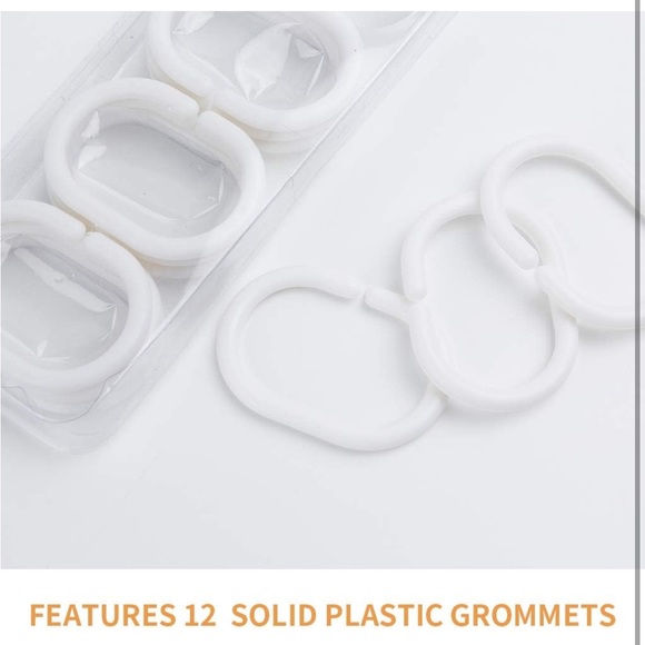 Christmas🌲Shower🚿Curtain Set with Bath🛁Mat (Red House🏡& Truck🛻) - Picture 10 of 10